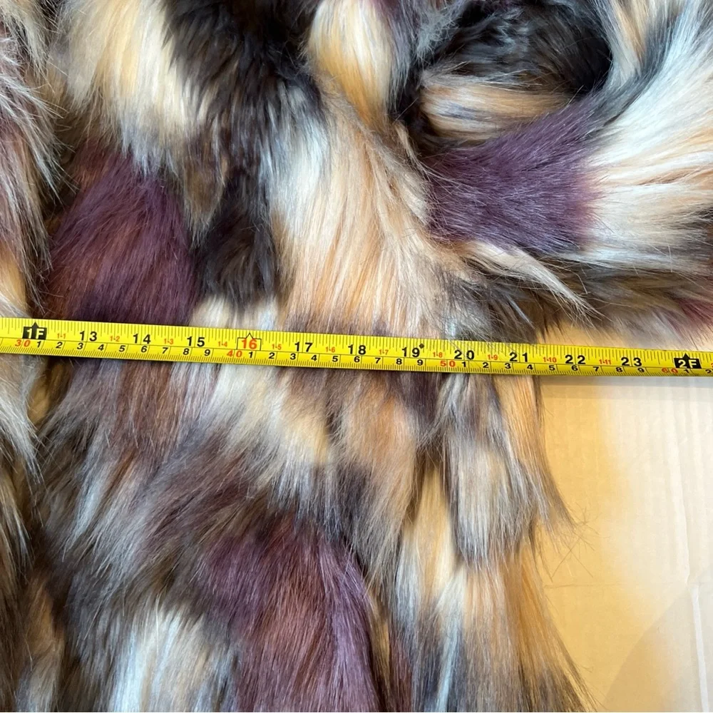 Karl Lagerfeld Women's Multicolor Faux Fur Jacket - Picture 5 of 7
